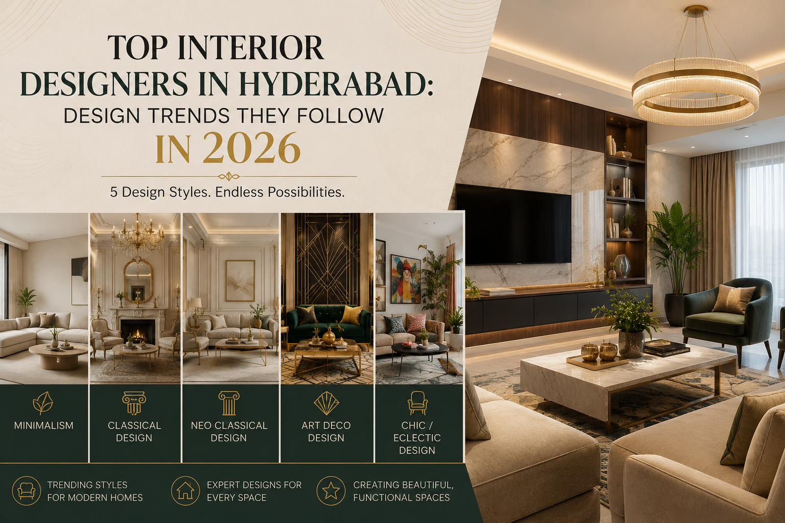 Top Interior Designers in Hyderabad: Design Trends They Follow in 2026