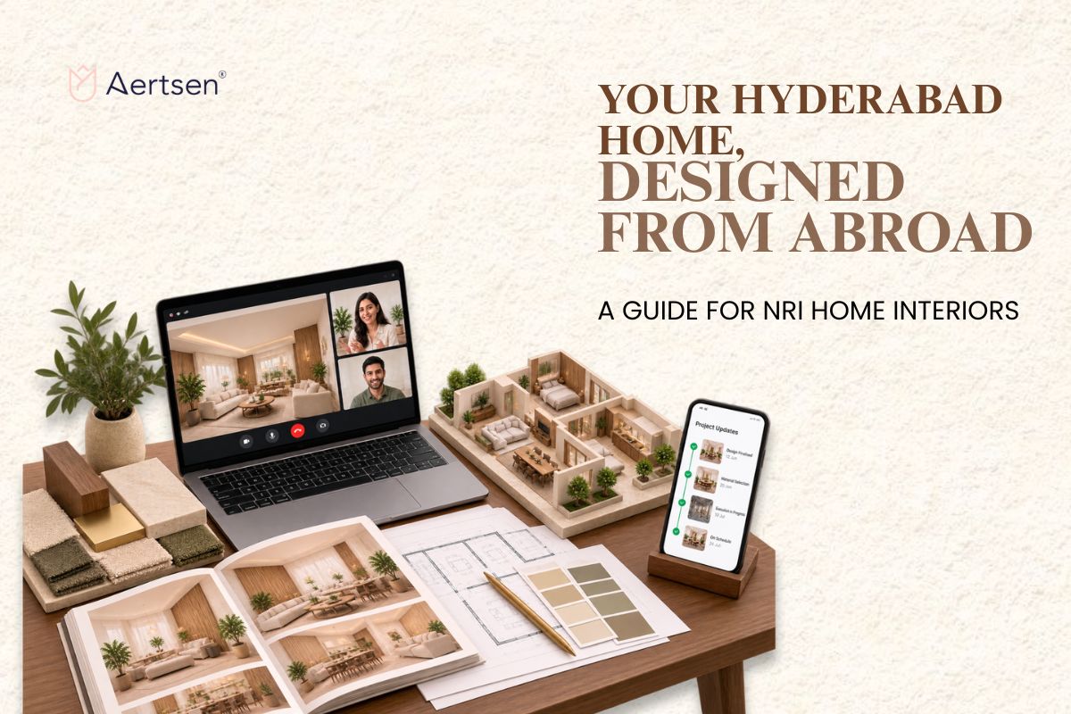How NRI’s Can Finalize Interiors in Hyderabad