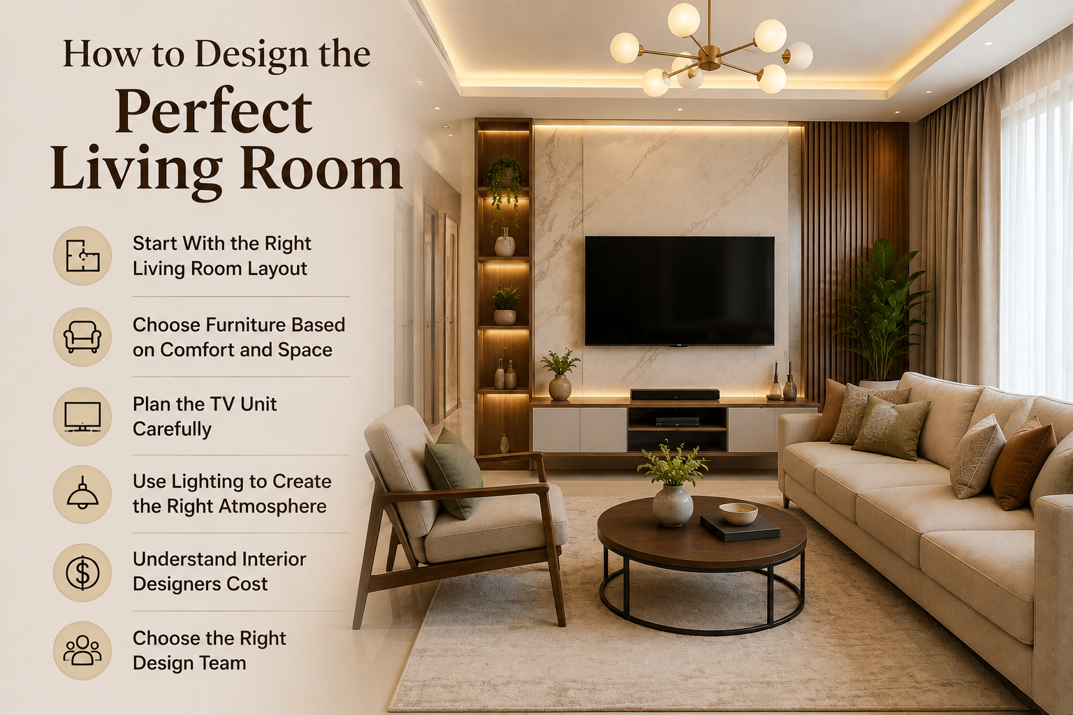 Best Home Interior Designers in Hyderabad: How to Design the Perfect Living Room