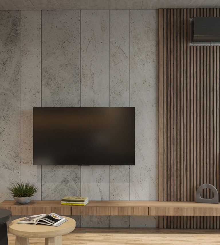 Curated visual reference: Exposed Concrete And Metal Accent Walls Design Reference: Best Accent Wall Design Ideas To Dress Up A Naked