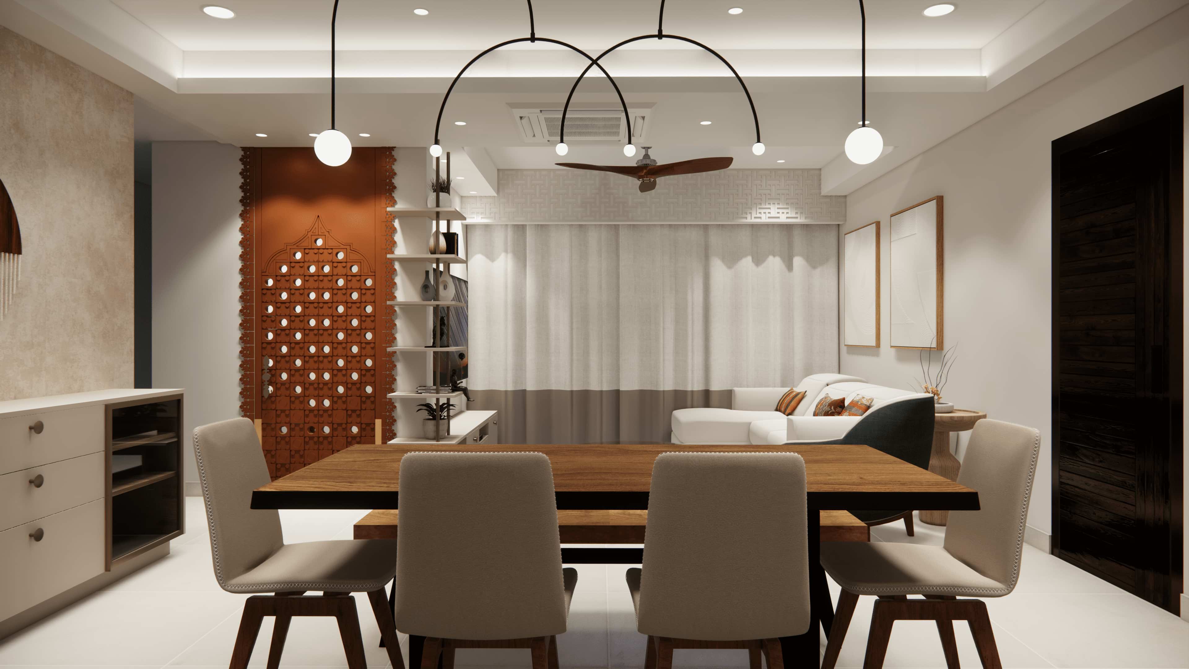 An Artsy  Warm Retreat